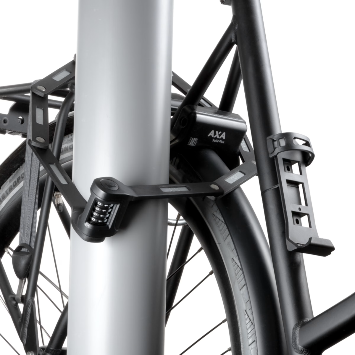 Fold Lite 100 Code Folding Lock with Combination Lock, incl. Frame Holder