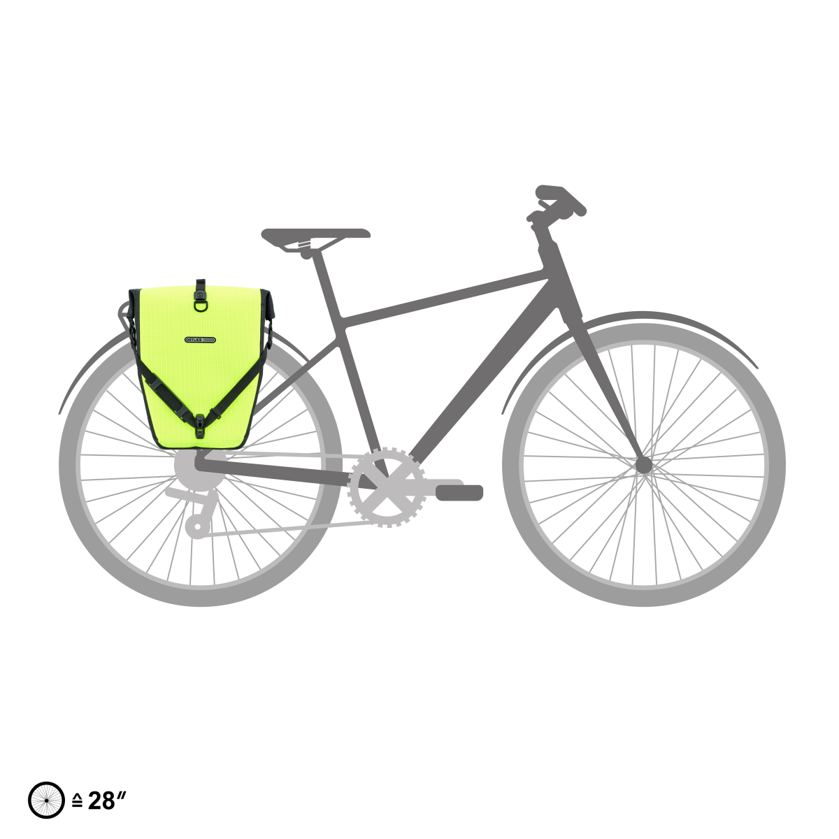 BACK-ROLLER HIGH-VIS Pannier Bag