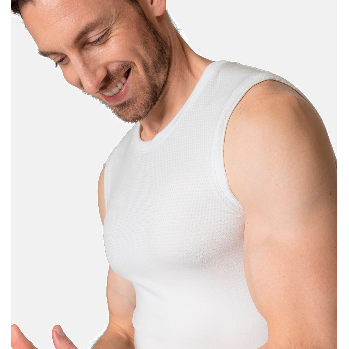 PERFORMANCE LIGHT ECO BL TOP CREW NECK SINGLET Unterhemd ärmellos