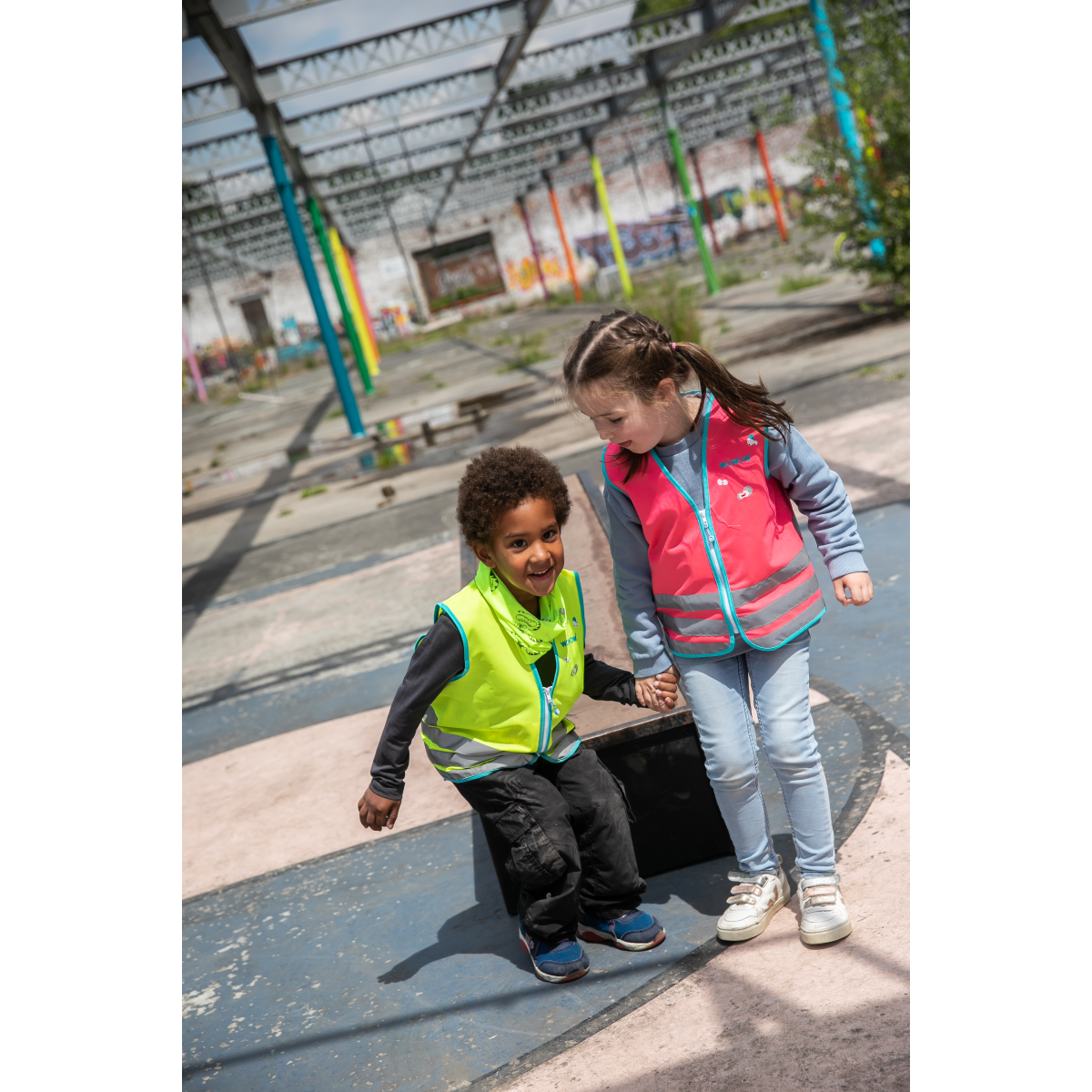 CRAZY MONSTER JACKET Reflective Kids Vest