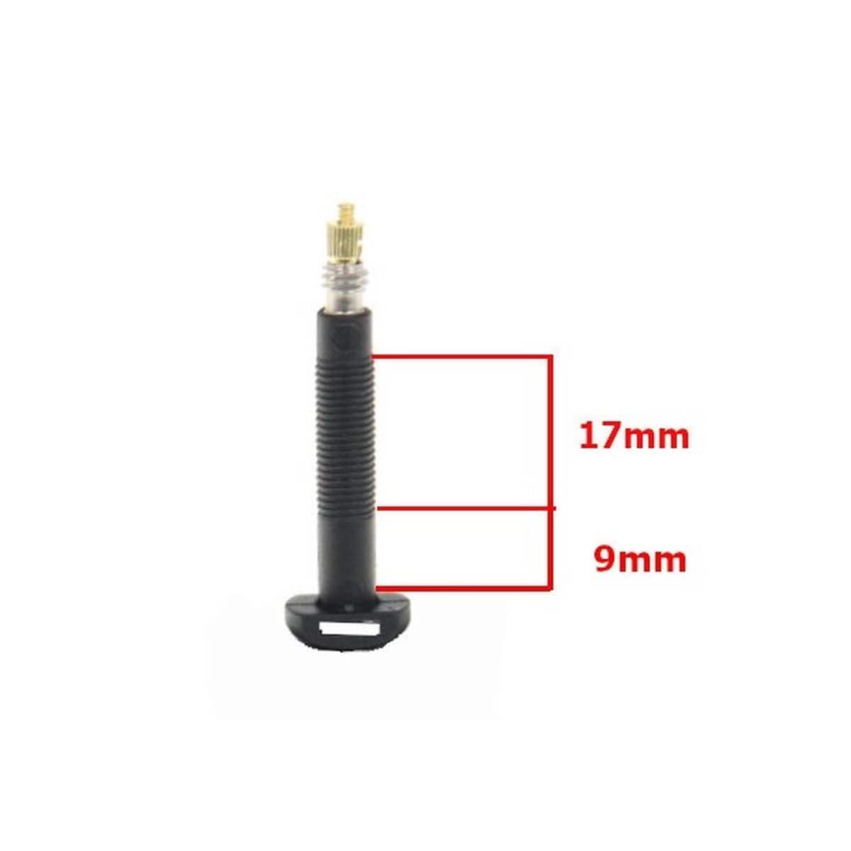 Artikel klicken und genauer betrachten! - Sagenhafte zwei Gramm (35mm) bringt das Carbonaria Leicht-Ventil SV aus Carbon der innovativen italienischen Zubehörspezialisten Barbieri für Tubeless-Systeme auf die Waage...   weitere Infos im ROSE Bikes Online-Shop! | im Online Shop kaufen