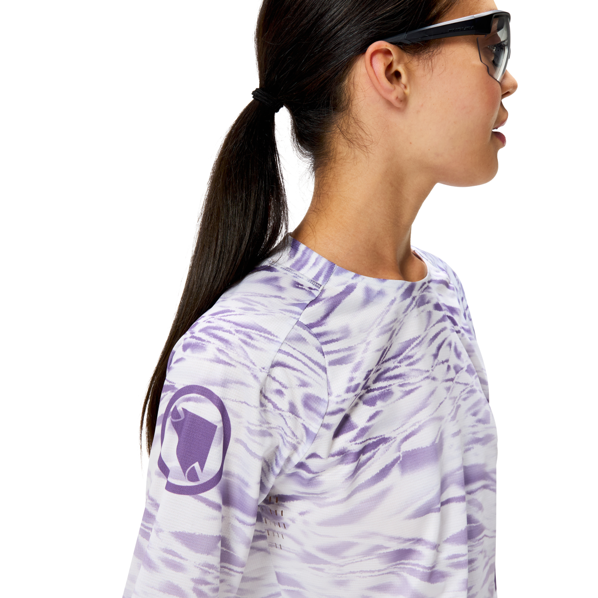 MARBLE WOMEN’S LTD PRINTED L/S TEE Damen Langarm Biketrikot