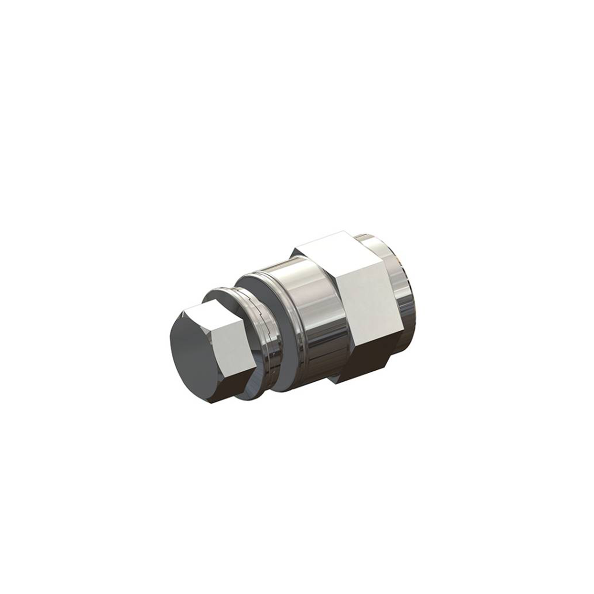 Asmoeradapter voor starre assen met M10 x 1 schroefdraad