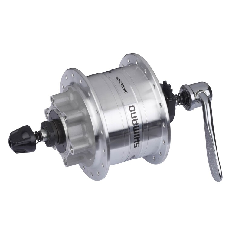 Shop SHIMANO DH-3D32 Disc QR Hub Dynamo now | Rose Bikes