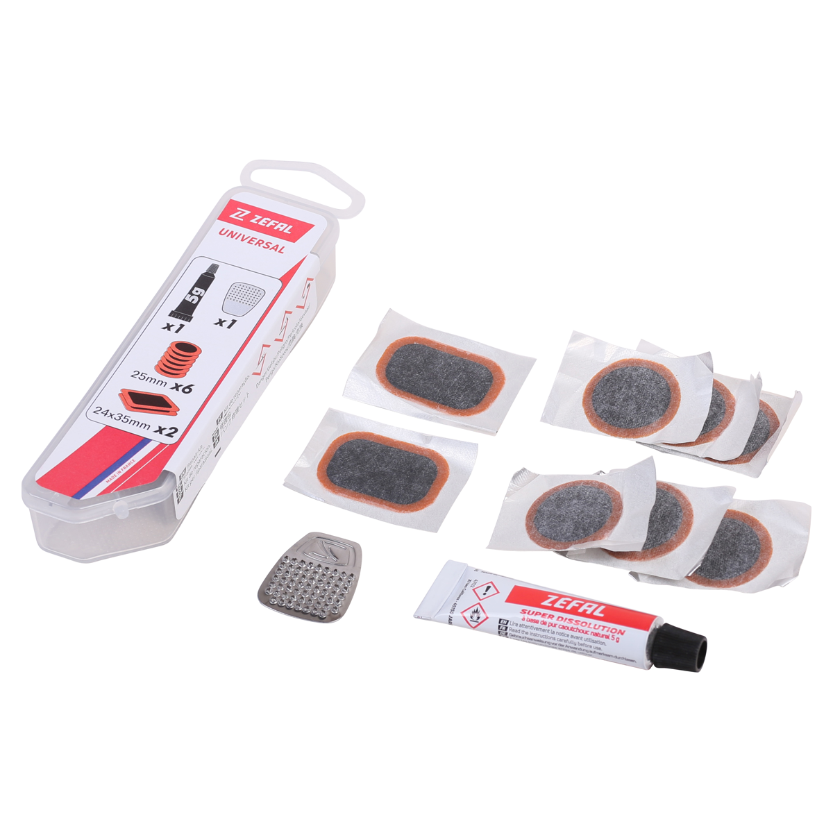 Kit riparazione gomme bici personaizzato con stampa - DUELLE Kit riparazione gomme bici personaizzato con stampa - DUELLE
