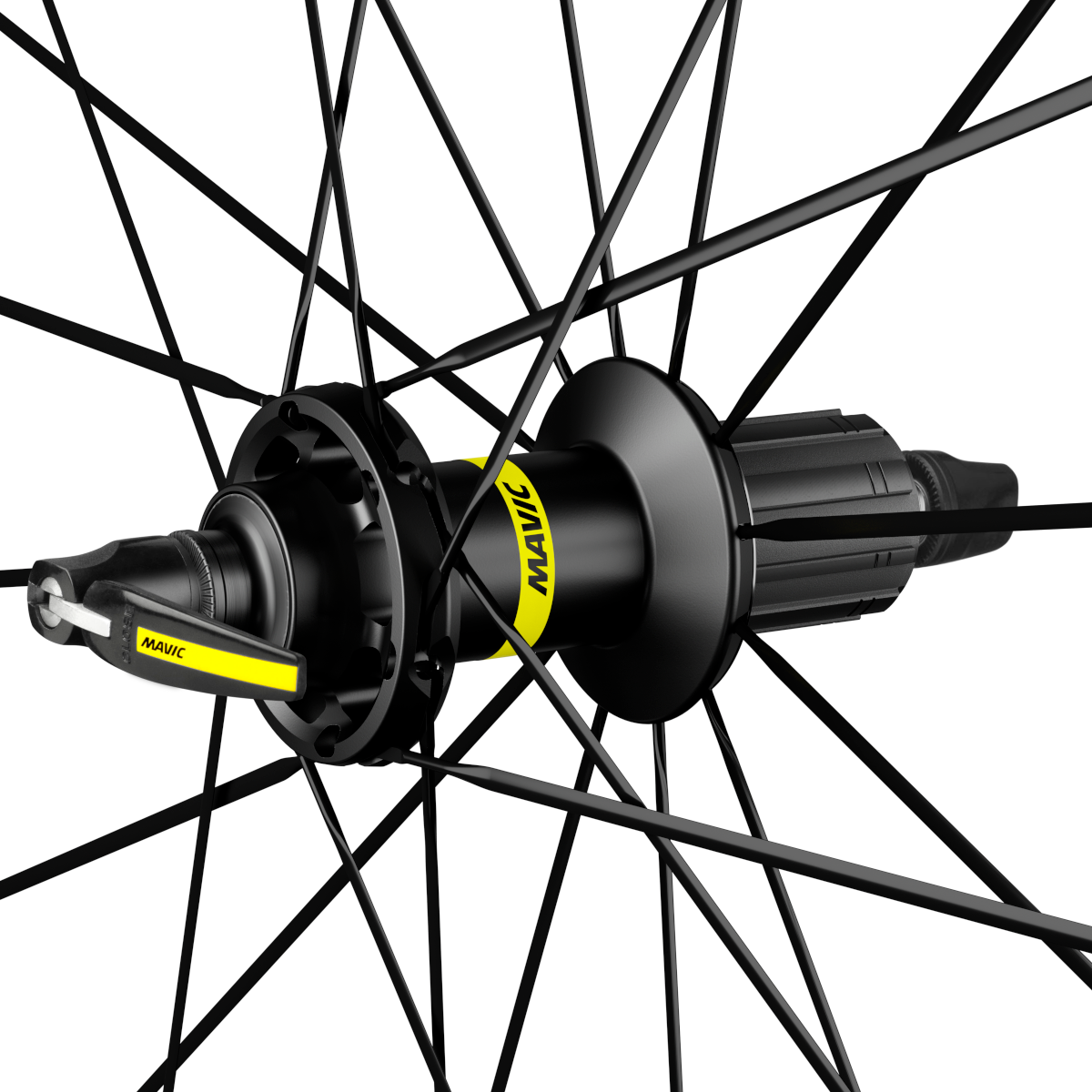 Mavic Ksyrium Sl Tubeless Rennrad-hinterrad, Black, 9/12 x 135/142mm, Shimano/Sram HG