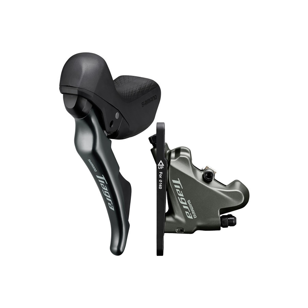 Tiagra ST-4720 Brake/Shift Lever Combination 2x10 Speed with BR-4770 Disc Brake Caliper (Front or Rear) ROSE Bikes
