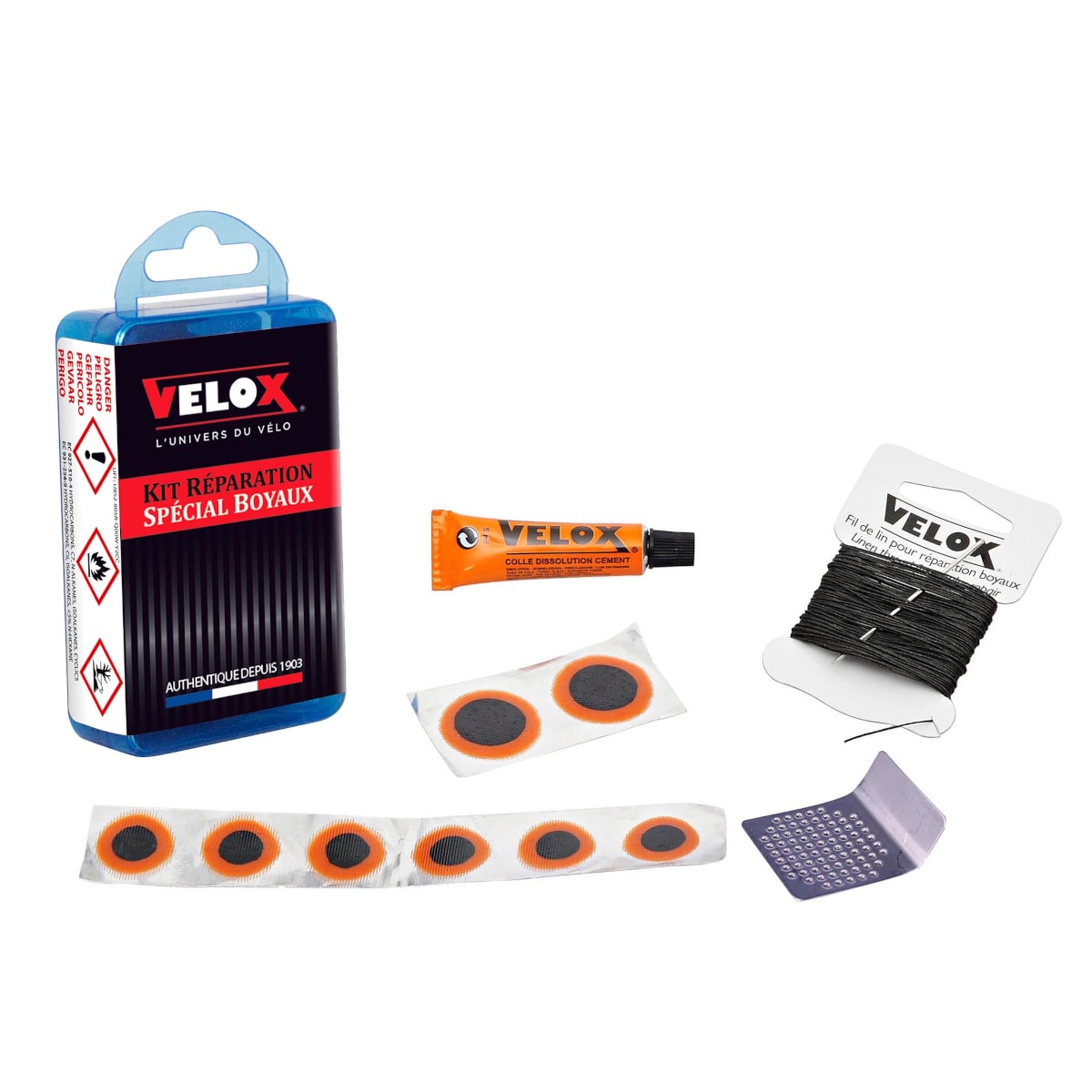 Velox Schlauchreifen Reparatur-Set Flickzeug