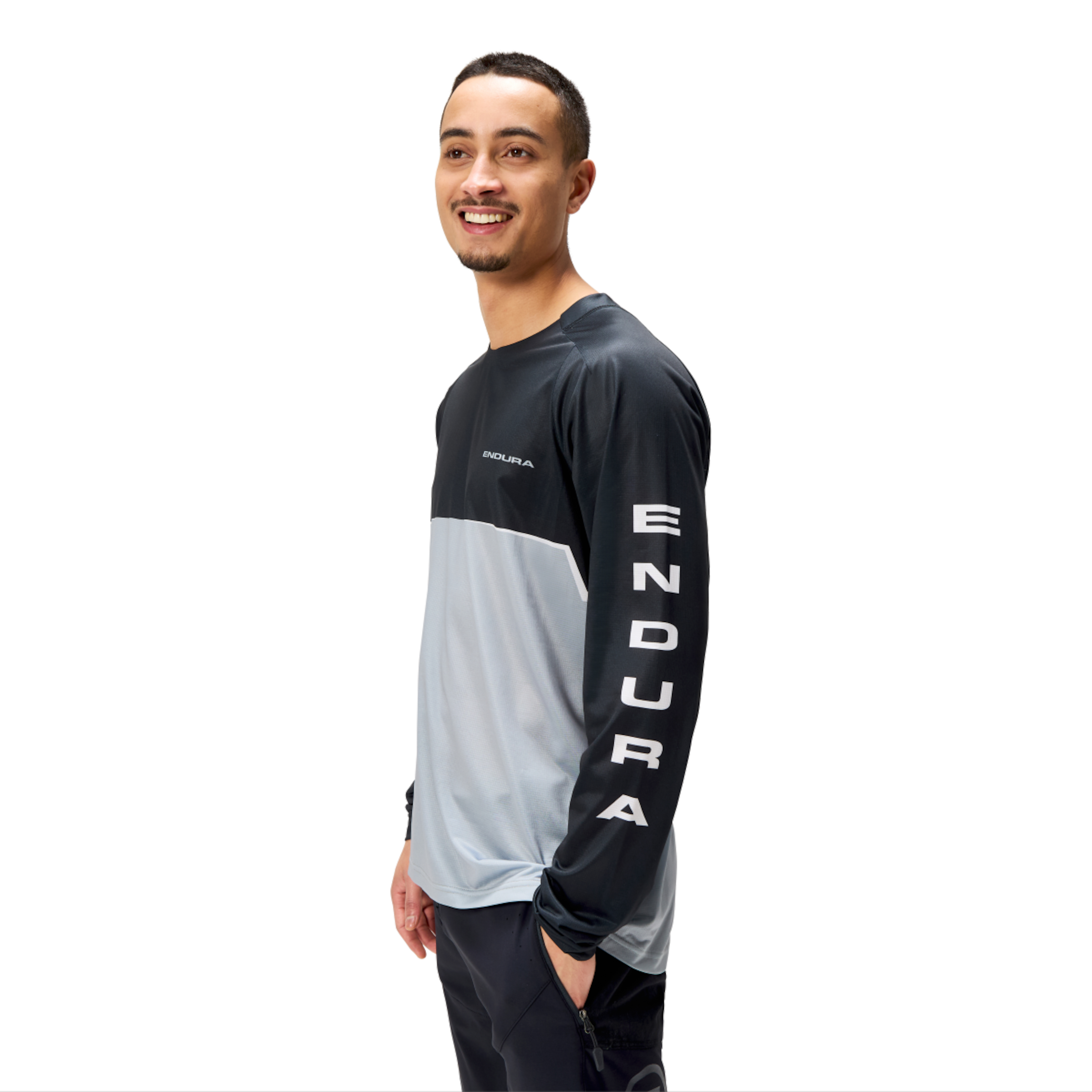 CORE PRINTED L/S TEE maillot de vélo VTT à manches longues