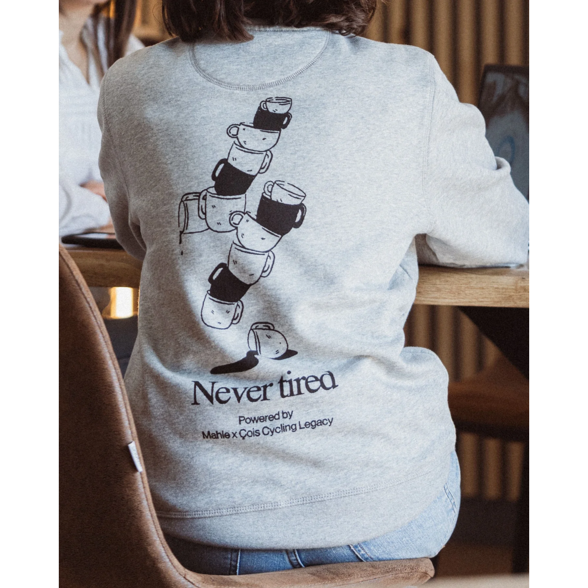 NEVER TIRED MAHLE CYCLING SWEATER