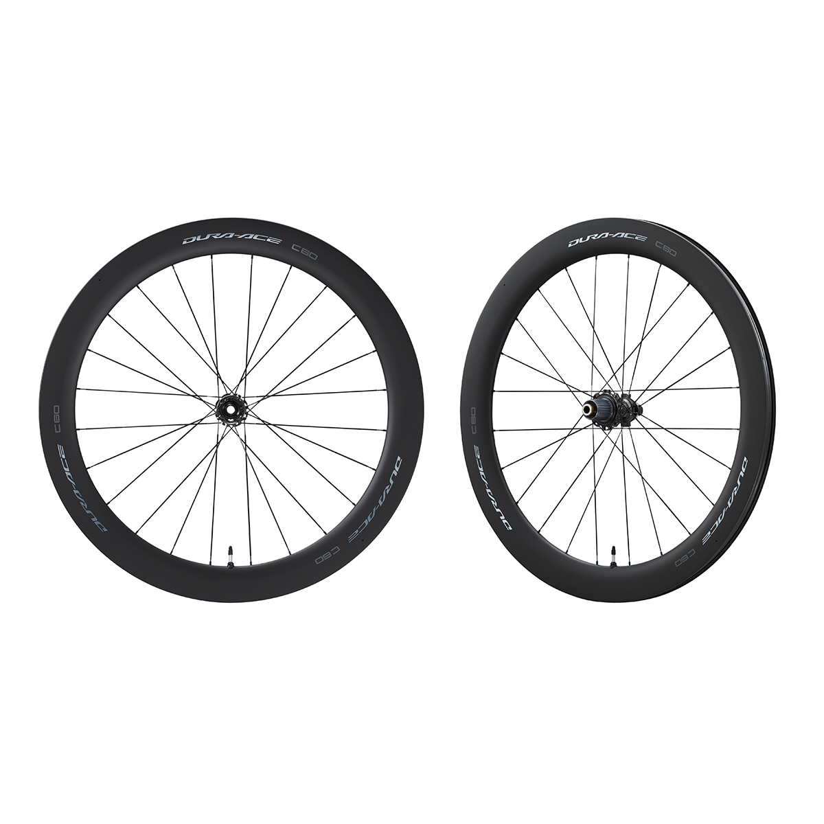 SHIMANO Dura Ace WH-R9270-C60-TL Disc Centerlock Rennrad-Laufradsatz 28 ...