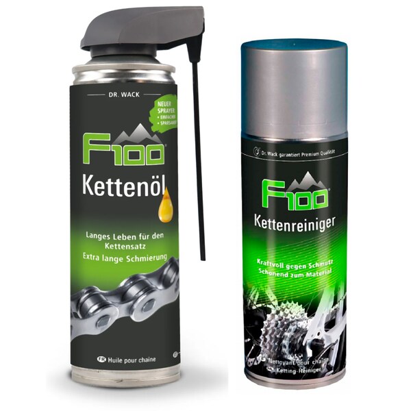 Kettingreinigerspray en kettingolie
