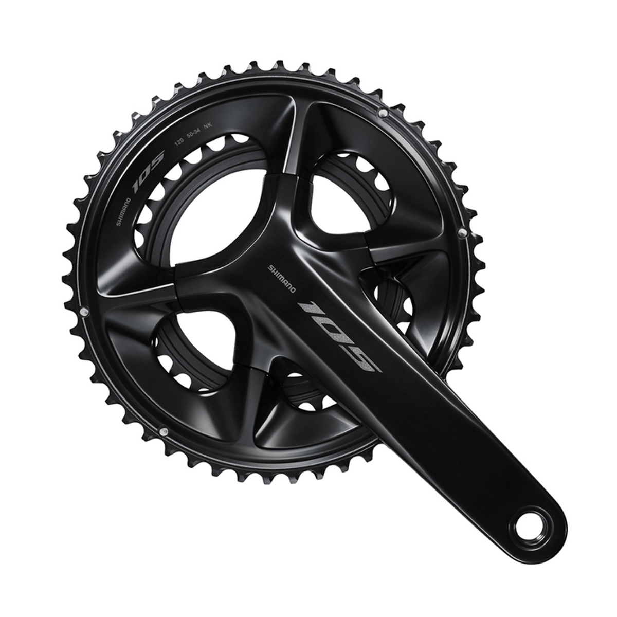 SHIMANO 105 FC-R7100 Hollowtech II Kurbelgarnitur 2-/12-fach, 50-34 Zähne