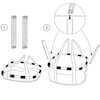 BIKEBASKET stuurtas met KLICKFIX adapterplaat