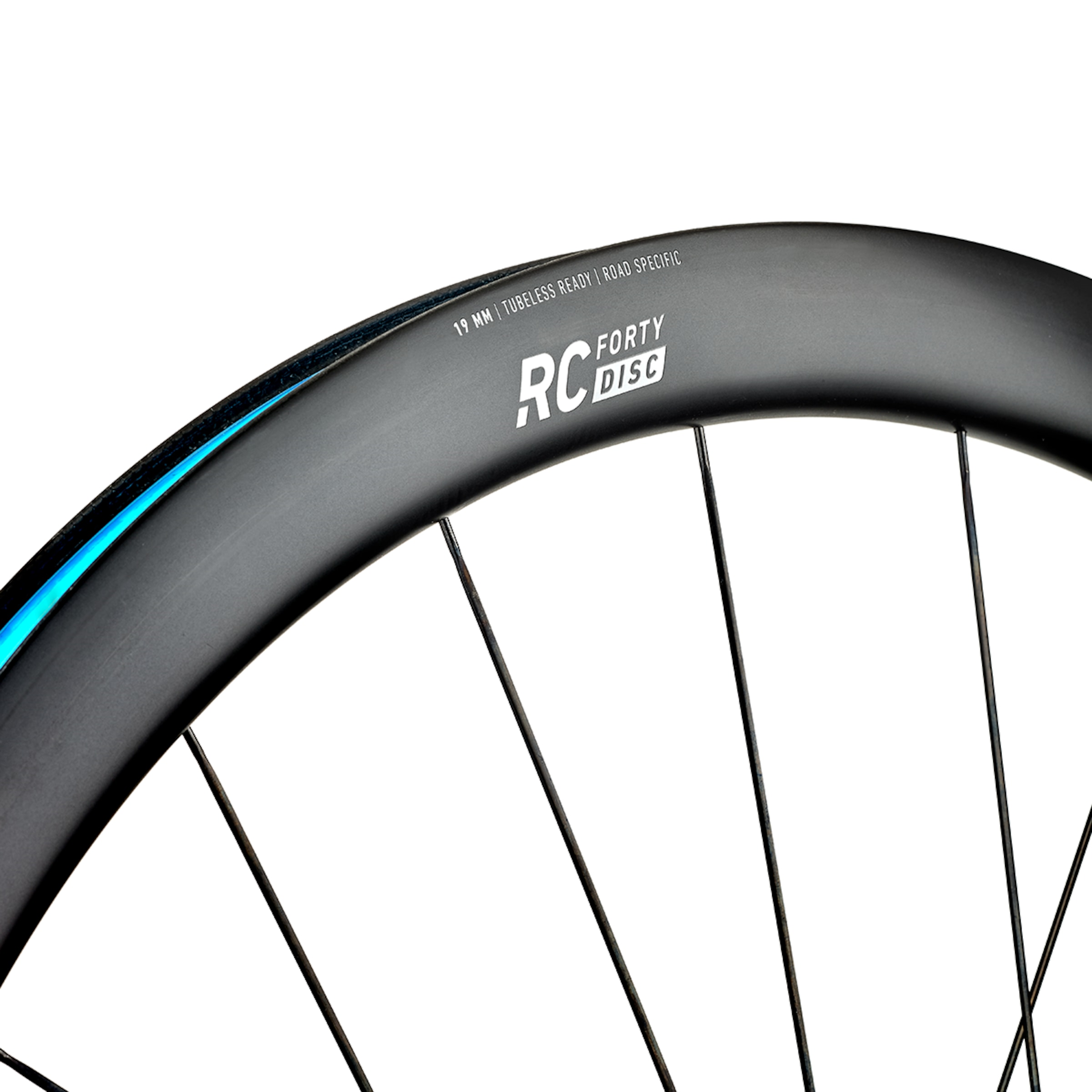RC-Forty Disc 28" / 700 C Carbon Road Bike Front Wheel | 24 Spokes