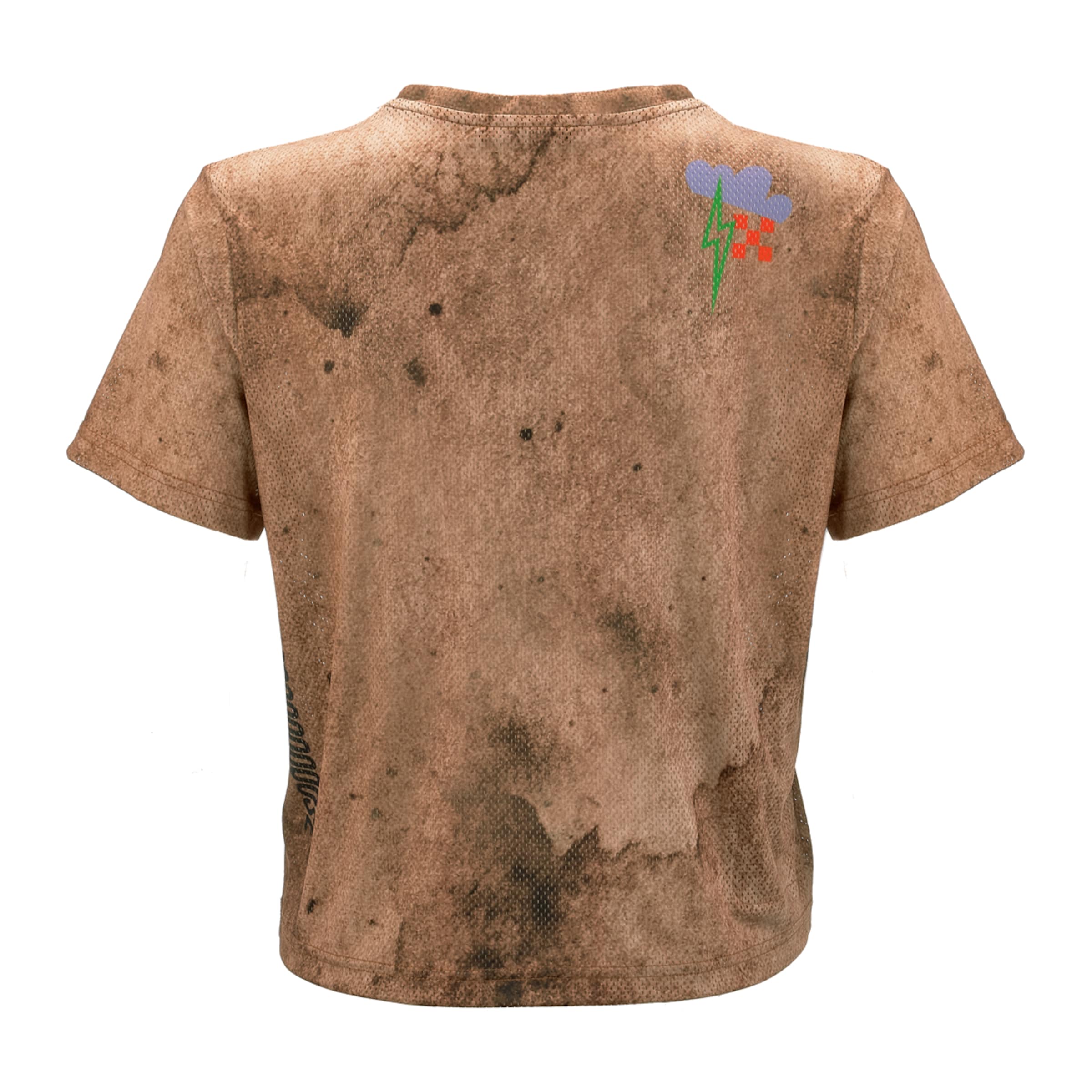 W Adventure AOP Cropped Mesh Tee