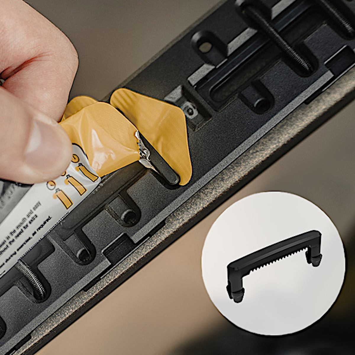 Fastfuel Tri-Station Top Tube Holding System for Gels/Snacks