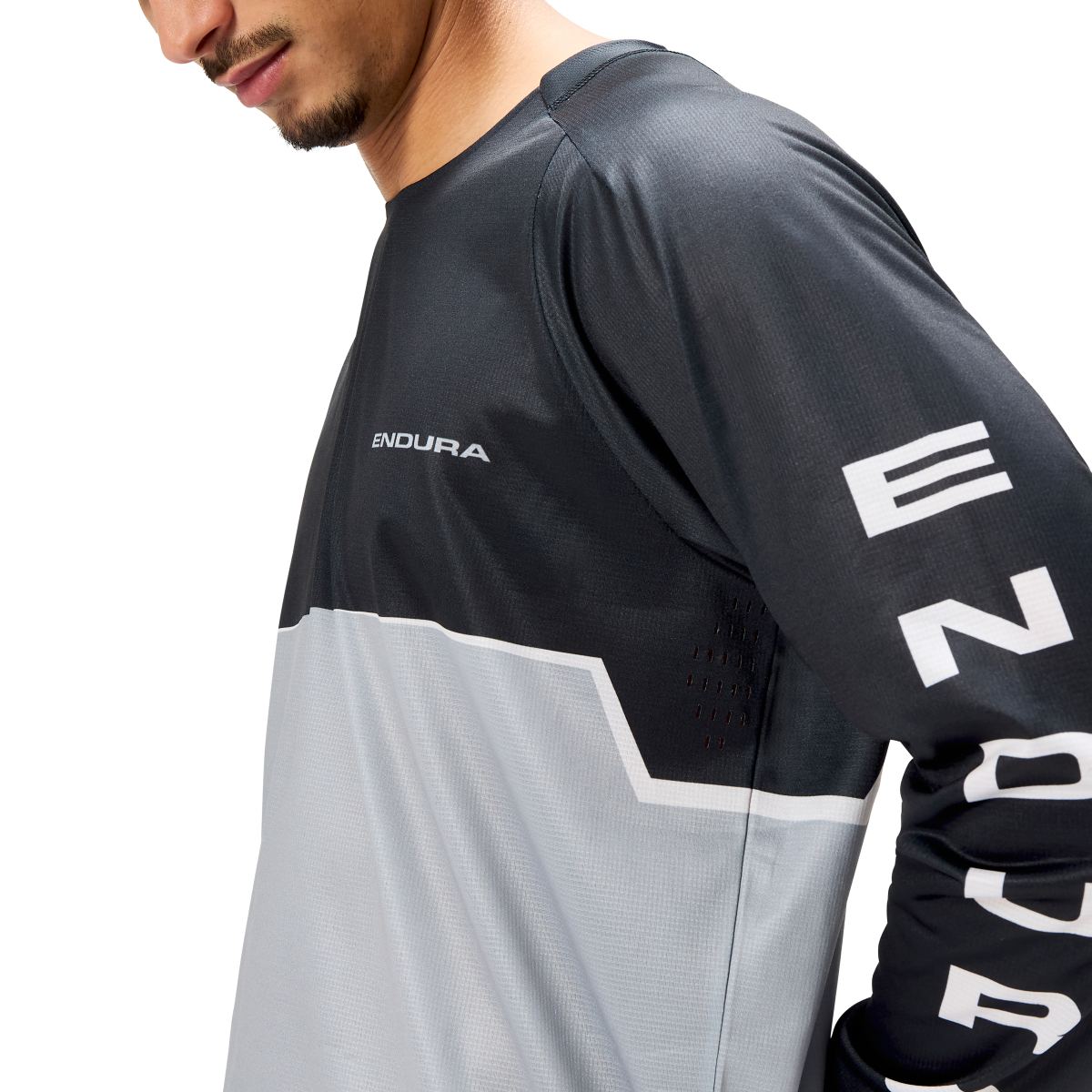 CORE PRINTED L/S TEE Long-sleeved MTB Jersey