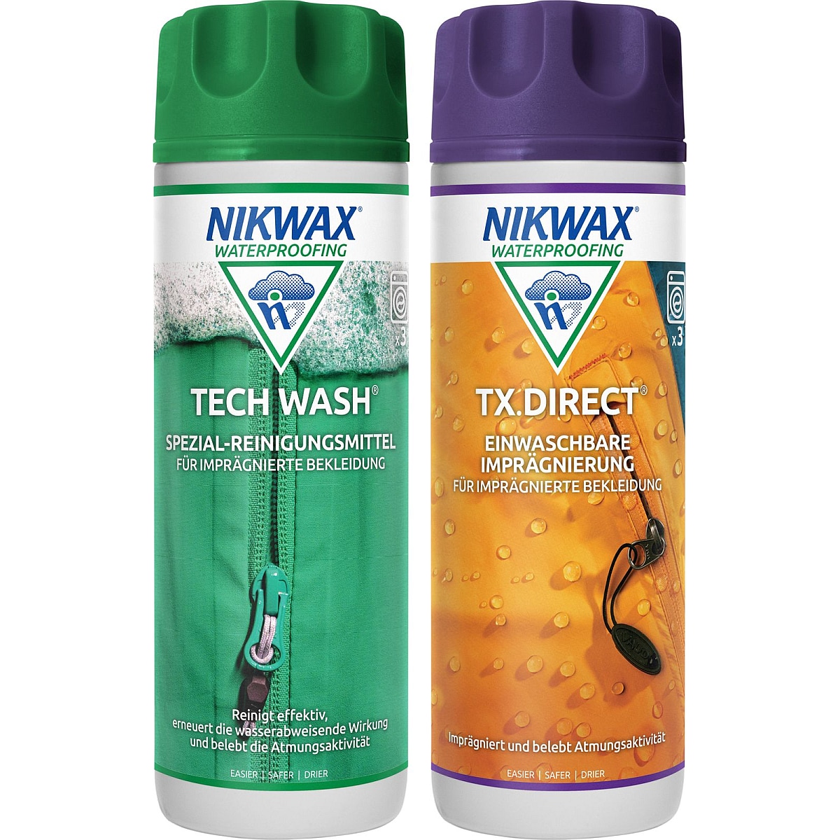 NIKWAX Doppelpack Waschmittel TECH WASH + Imprägnierer TX DIRECT WASH-IN