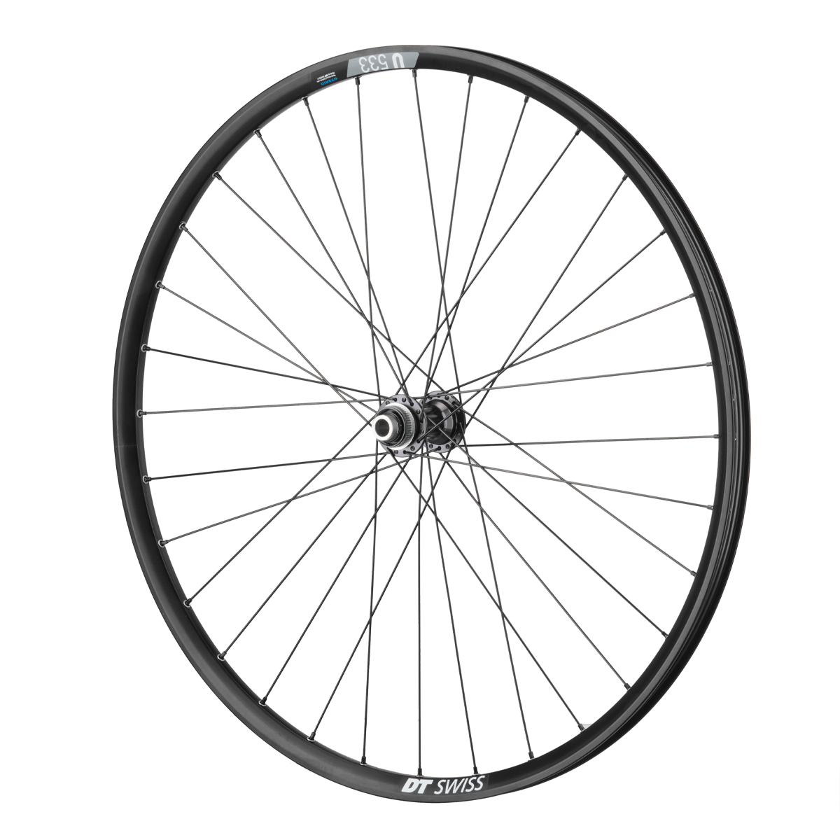 DT Swiss U533 Disc/Shimano XT HB-M8110 28" Disc Hybrid Front Wheel (15x100TA)