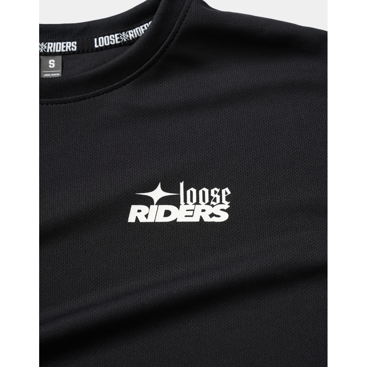 ESSENTIALS BLACK Langarm MTB Bikeshirt