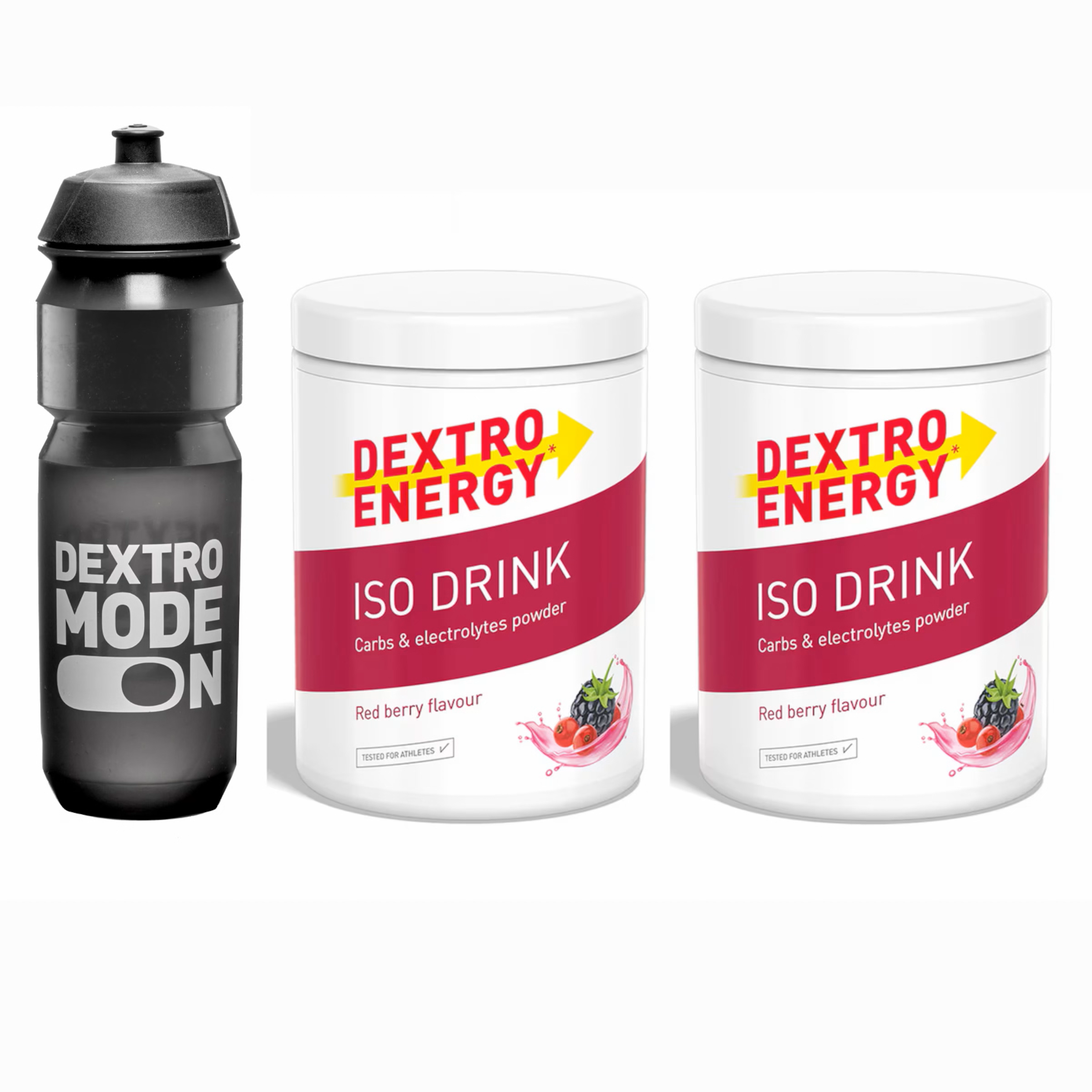 Dextro Energy Iso Drink Setangebot Vorrat inkl. Trinkflasche