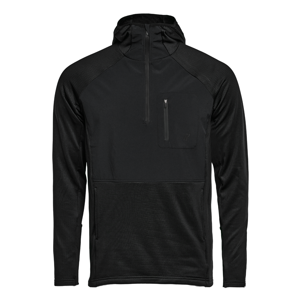 ROSE M Trail Grid Fleece Thermo Hoodie