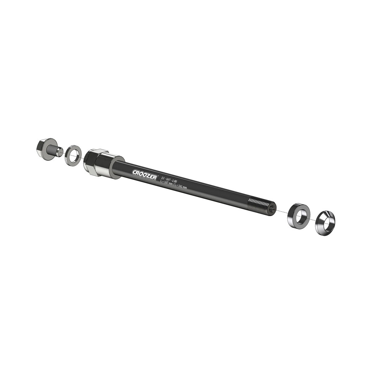 Thru Axle Adapter A 161/167 mm M12 x 1.00 mm