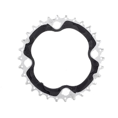 Plateau Shimano FC-M660 32 Dents – 10 Vitesses, Type B, Argent/Noir, Pour VTT Et Cyclisme