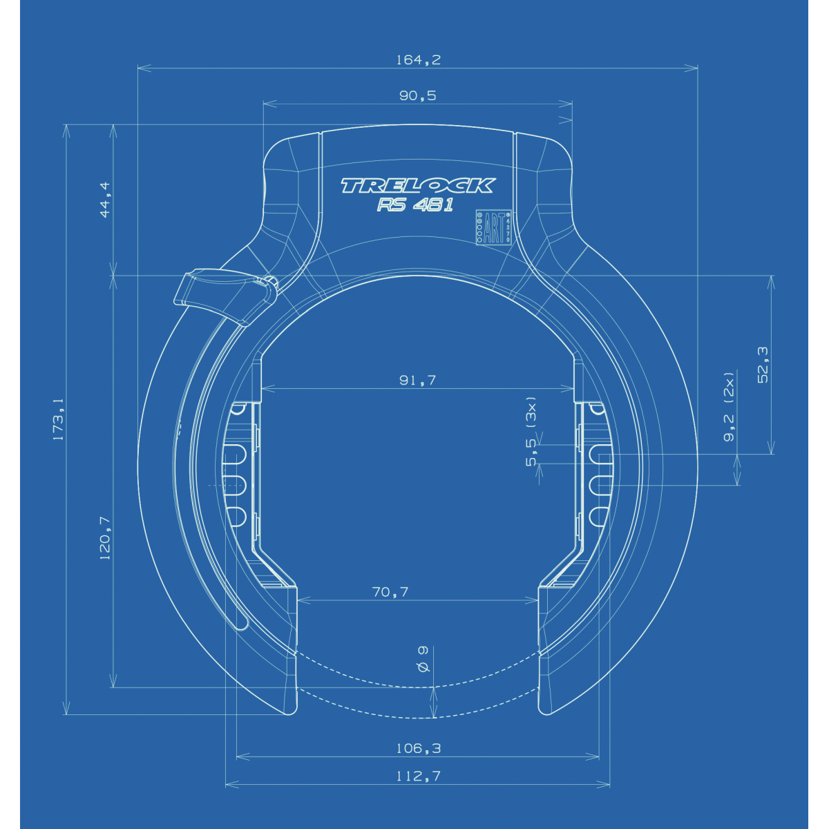 RS 481 XXL Frame Lock (AZ / NAZ)