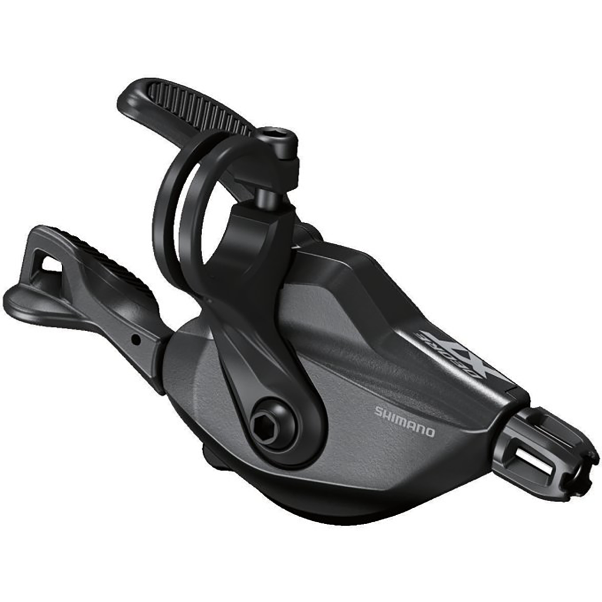 SHIMANO Deore XT SL-M8100 Rapidfire Plus Schalthebel 12-fach oder 2-fach für Schellenbefestigung