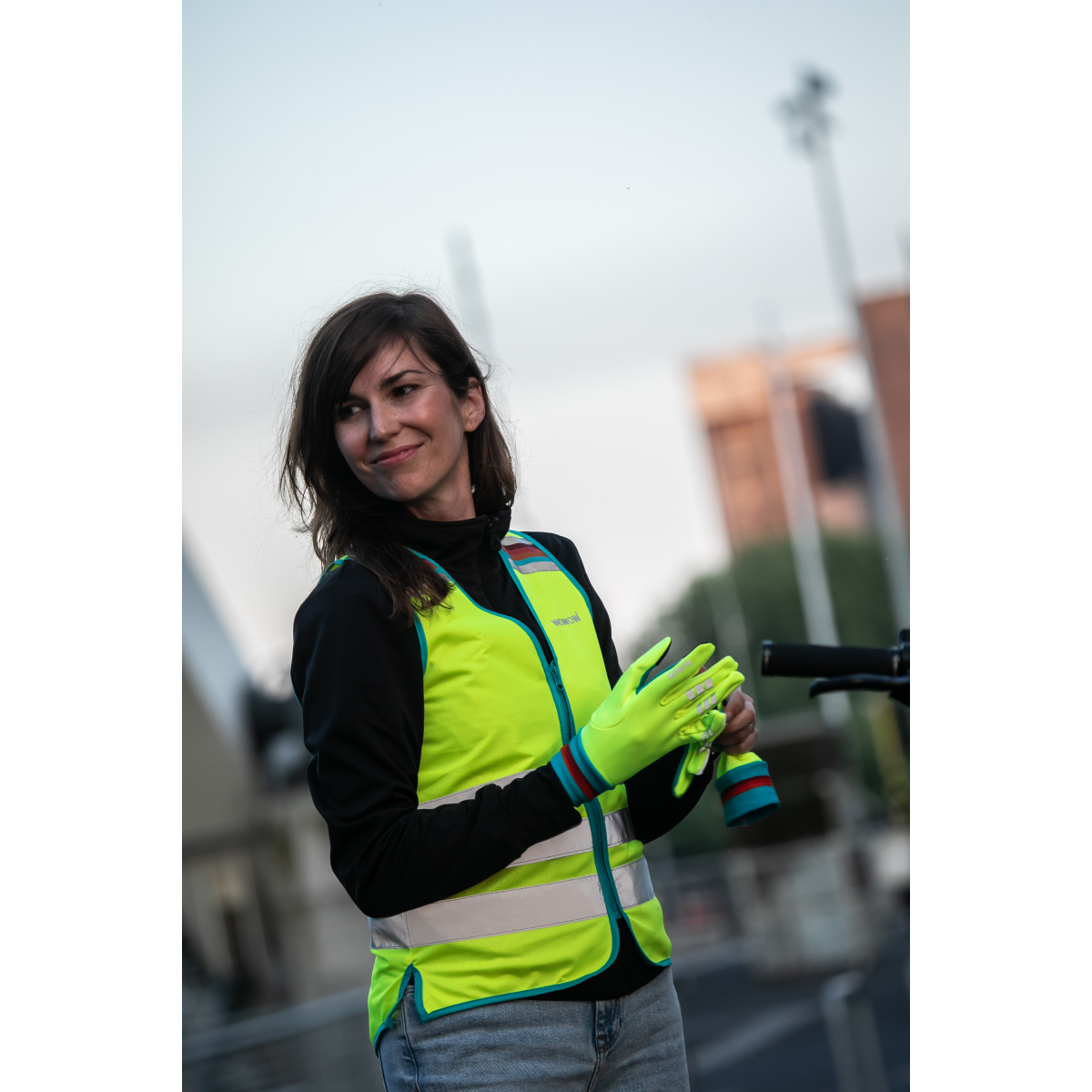 LUCY JACKET YELLOW gilet réfléchissant femme