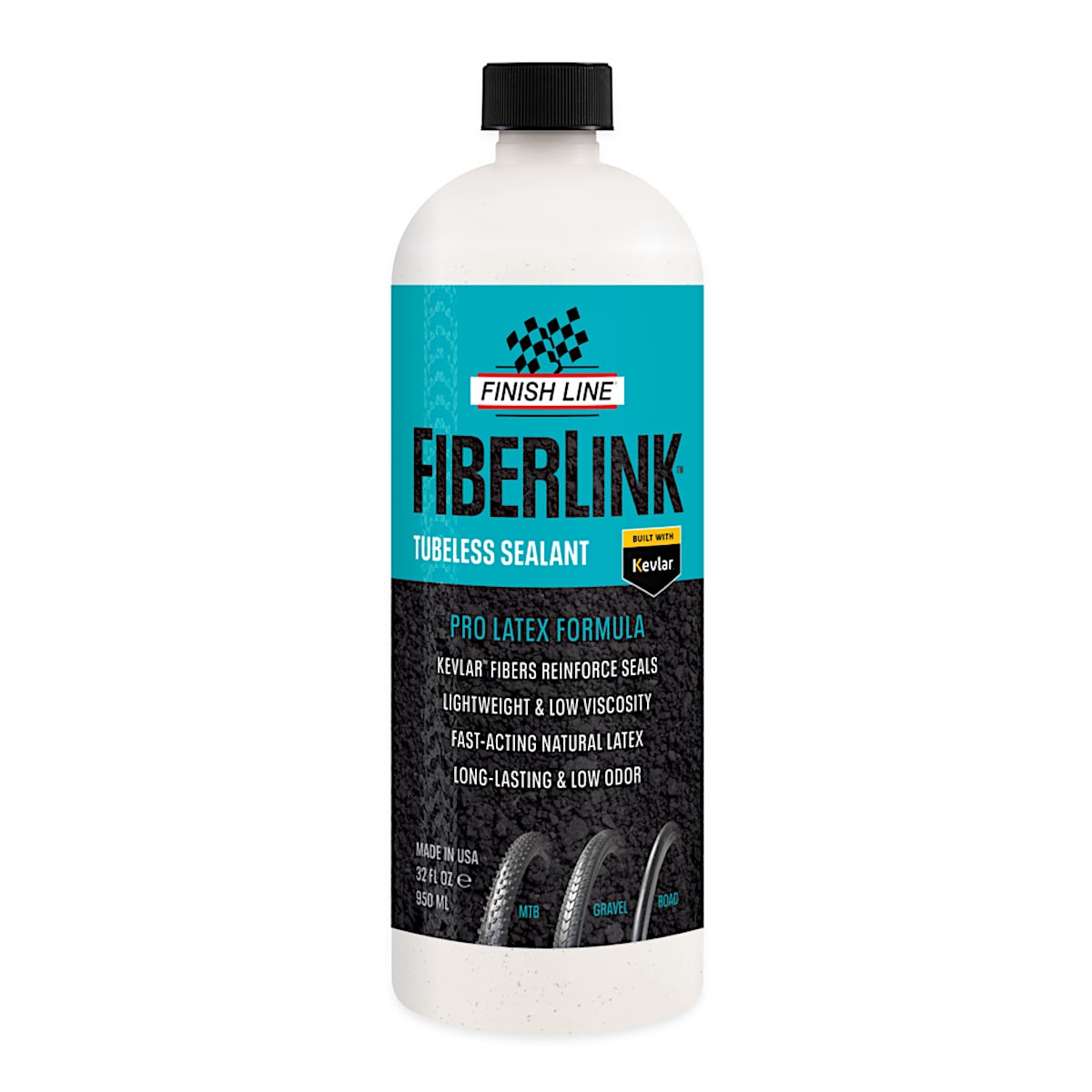 Finish Line FiberLink Tubeless Latex Dichtmilch Reifen-Dichtmittel