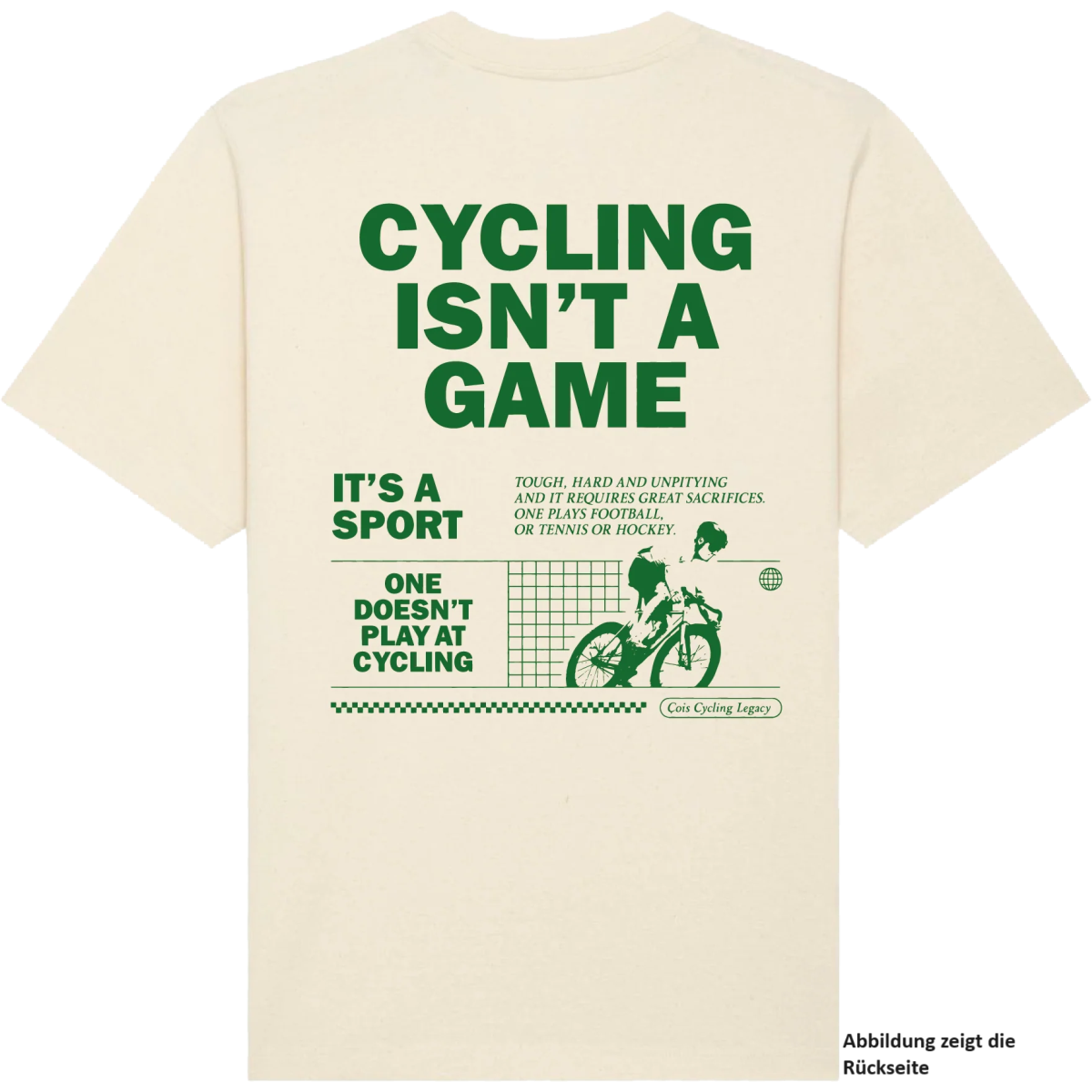 CYCLING ISN'T A GAME OVERSIZED SHIRT