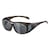 black transparent/black