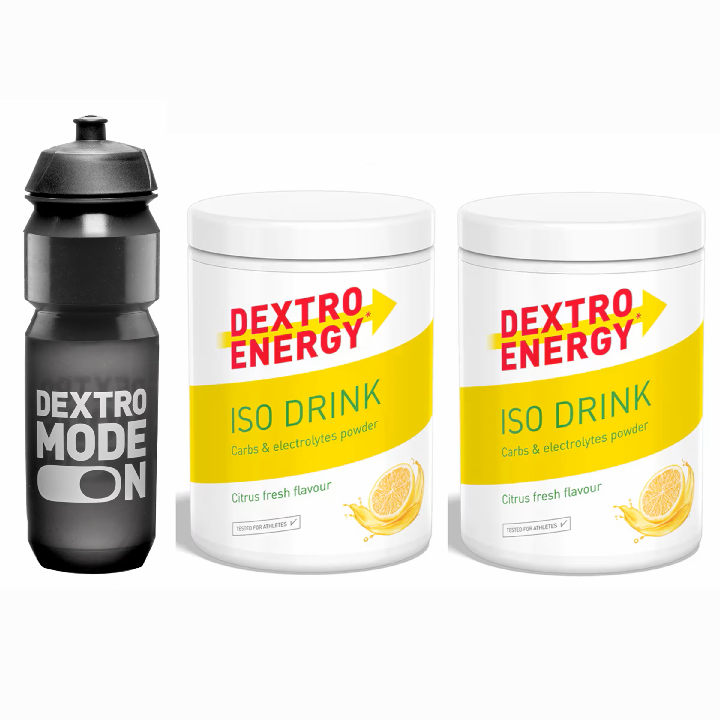 Dextro Energy Iso Drink Setangebot Vorrat inkl. Trinkflasche