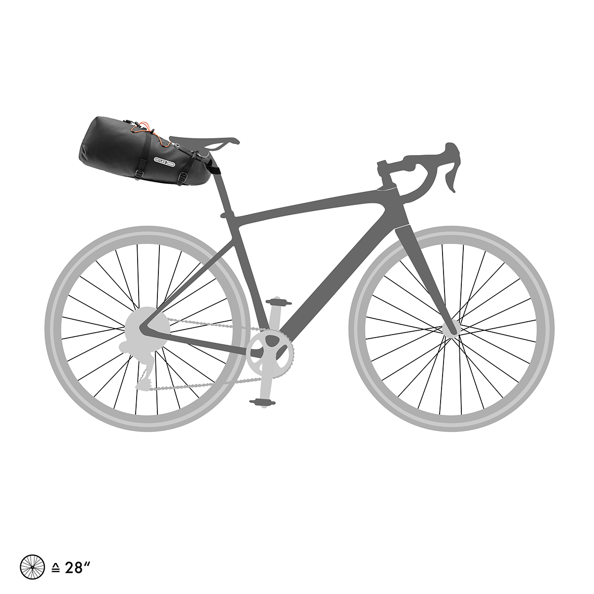 BIKE PACKING SEAT-PACK QR mit QUICK RELEASE 13 L