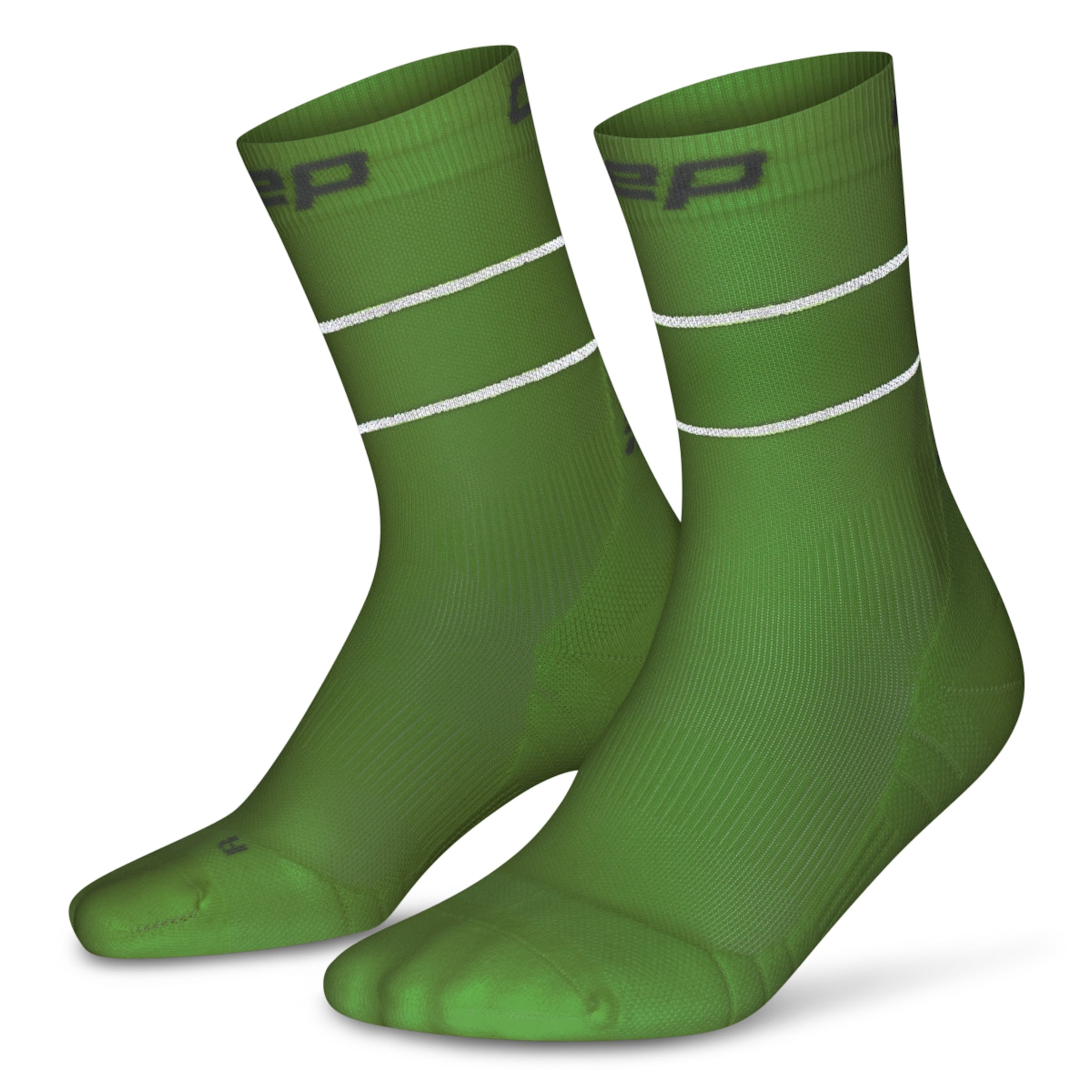PRO RUN REFLECTIVE COMPRESSION SOCKS MID CUT 2.0 compressiesokken