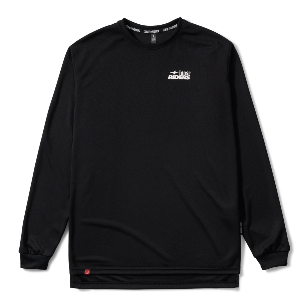 ESSENTIALS BLACK Langarm MTB Bikeshirt