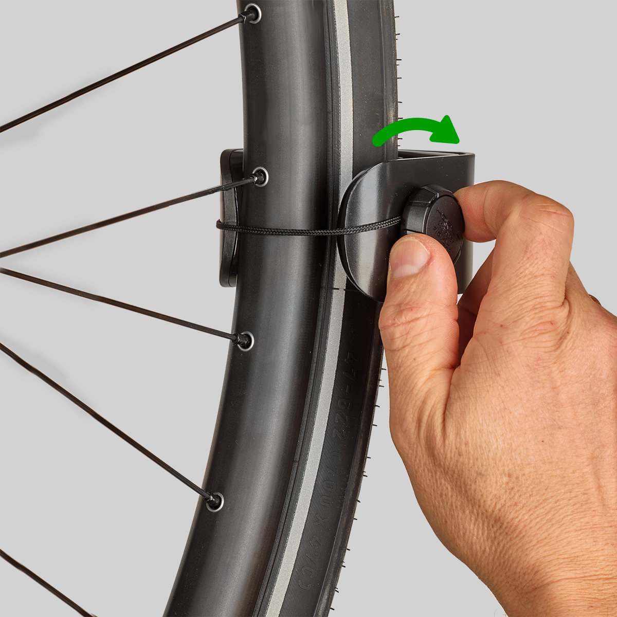 CLUG PRO HYBRID Bicycle Wall Bracket 1.3"-1.7" Secured with Fidlock