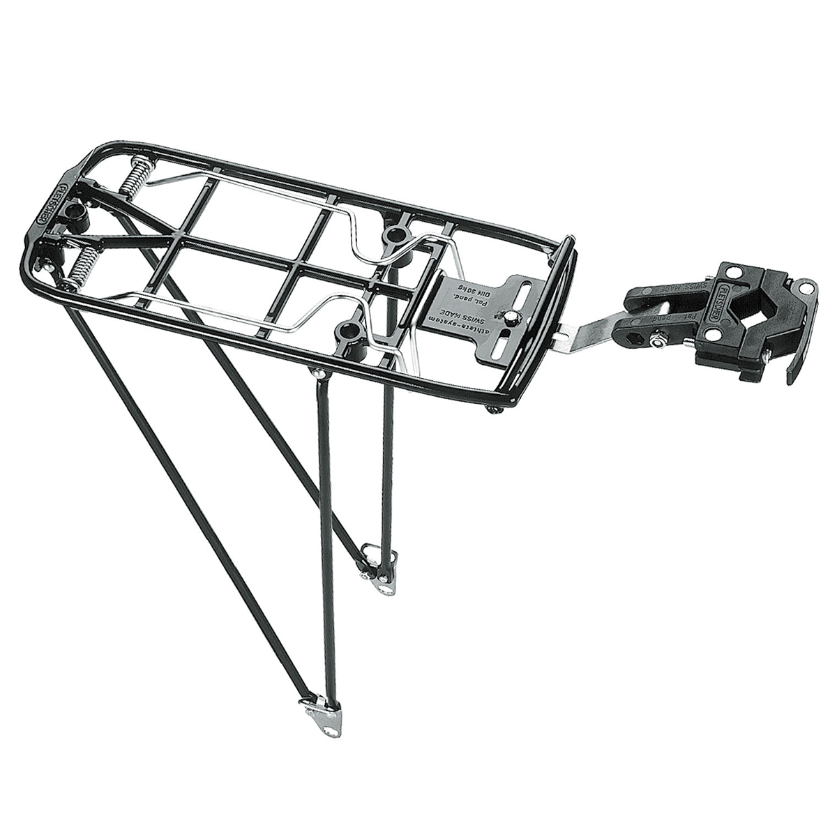 Portapacchi Posteriore Racktime Foldit Fix In Alluminio Nero Per Bici 26'' - 680g - Foto 5