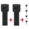 Bordo Granit™ 6500K/90 XPlus Twinset antivol pliant incl. supports SH
