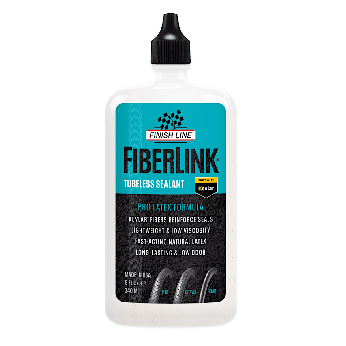 FiberLink Tubeless Latex liquide préventif pour pneu