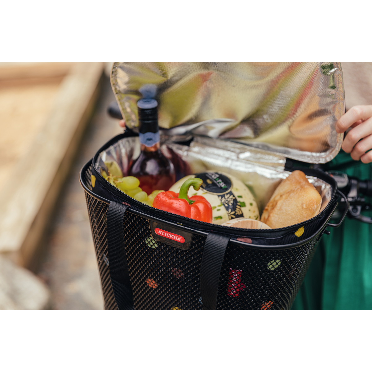 Iso Basket Bag Insulated for KLICKfix Handlebar Baskets
