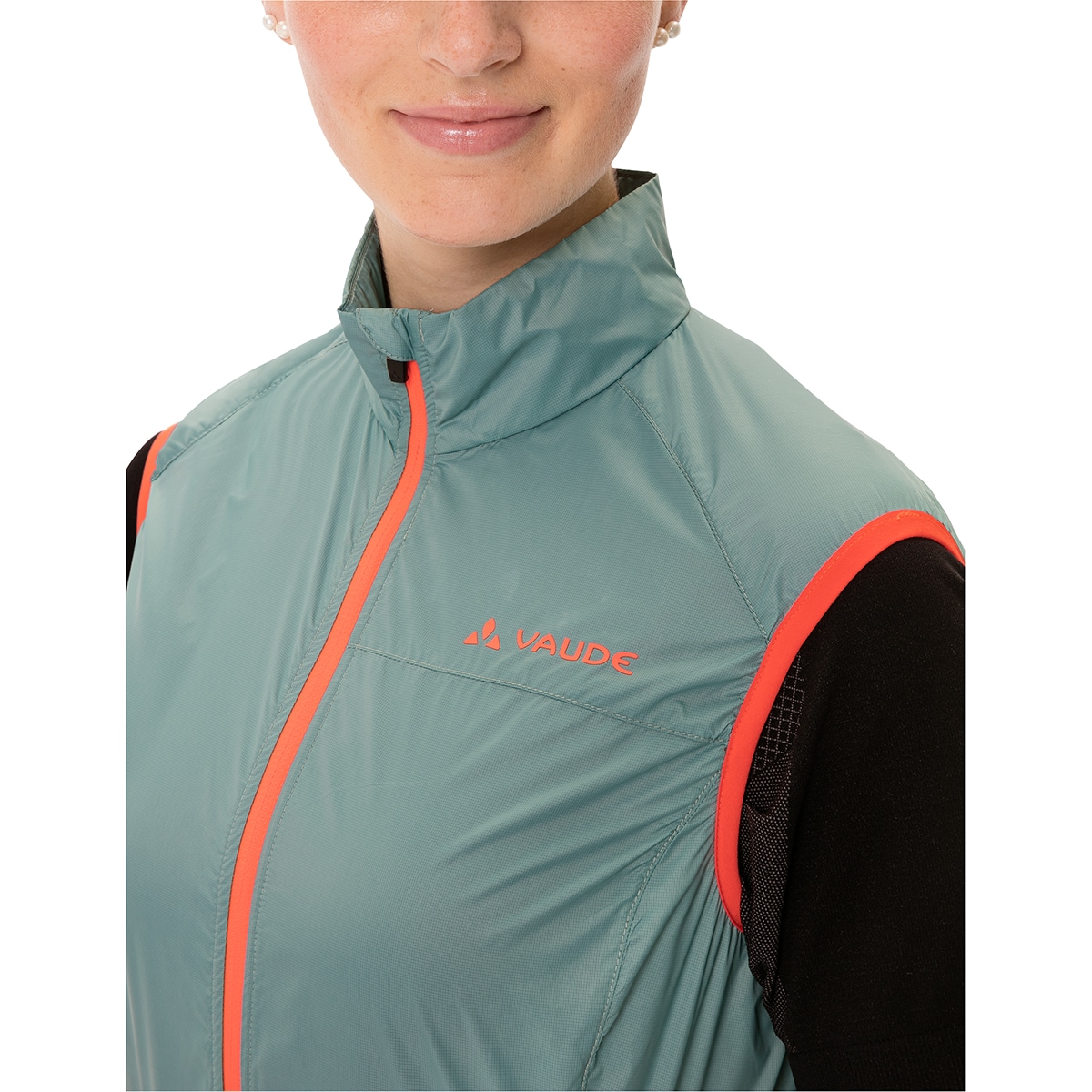 Veste Sans Manches Femme Coupe-vent Zenana Outfitters - Taille L (38/40), Noir Bleu Marine - Neuf Sans étiquettes