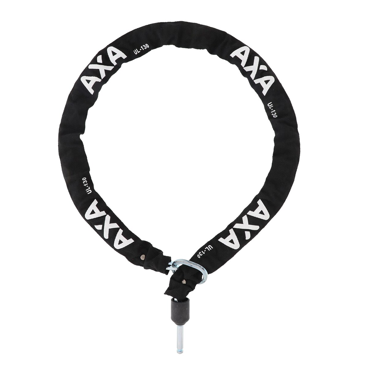 Axa Imenso Xl Az + Ulc 130 Plug-in Fahrradschloss Für Den Rahmen, Black, One Size