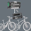 BICYCLE SET 3 Werkzeugset Ratsche Bits Nüsse Reifenheber, 41-teilig