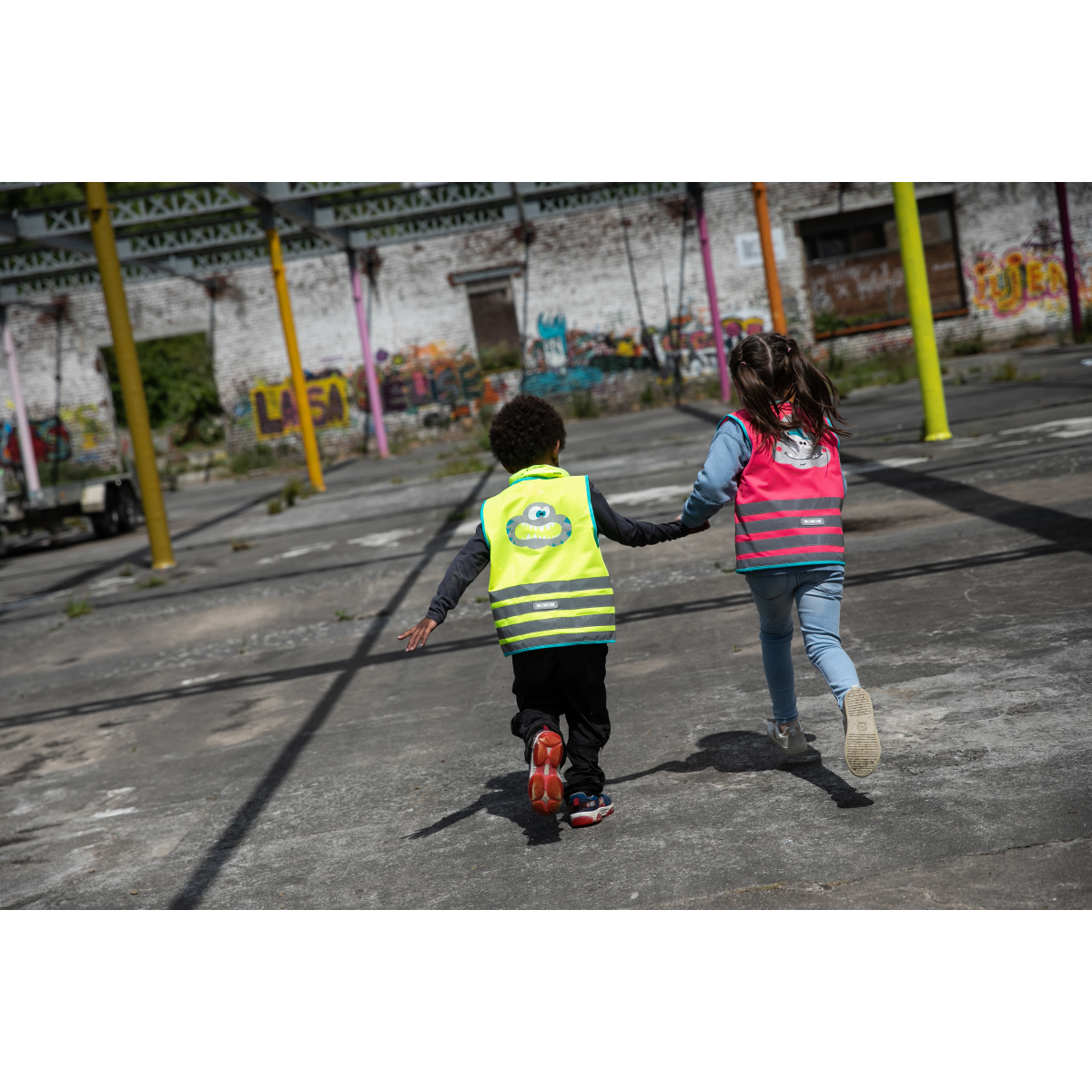 CRAZY MONSTER JACKET Reflective Kids Vest