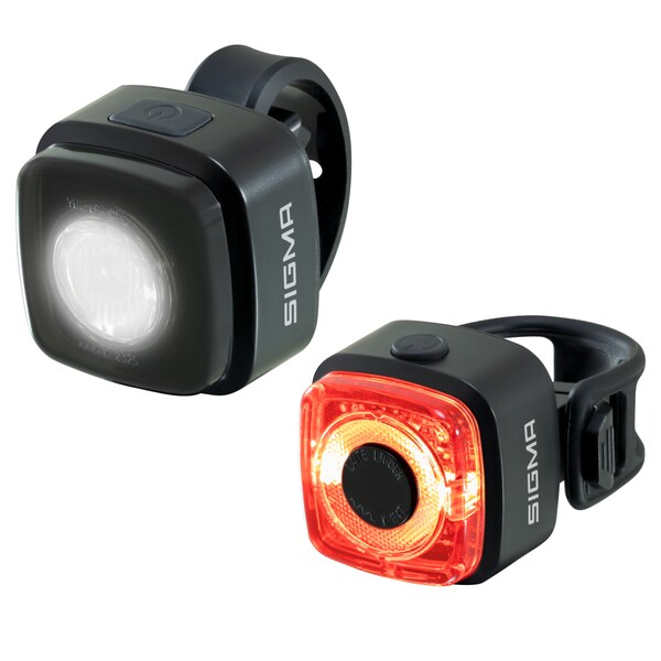 AURA MICRO koplamp + HIRO MICRO achterlicht oplaadbare verlichtingsset 