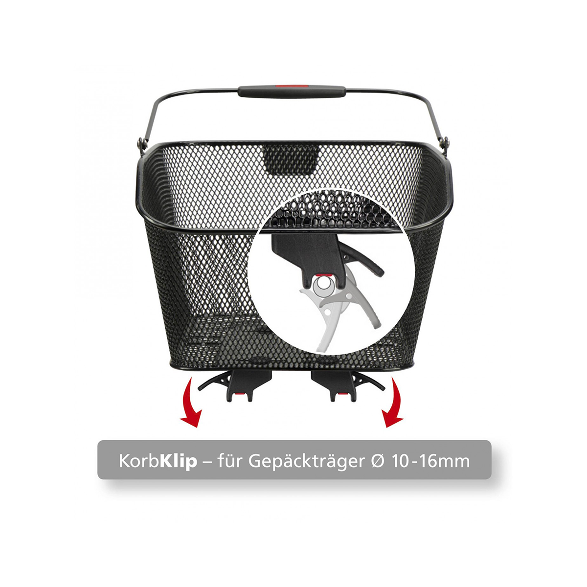 CITYMAX KORBKLIP rear bike basket